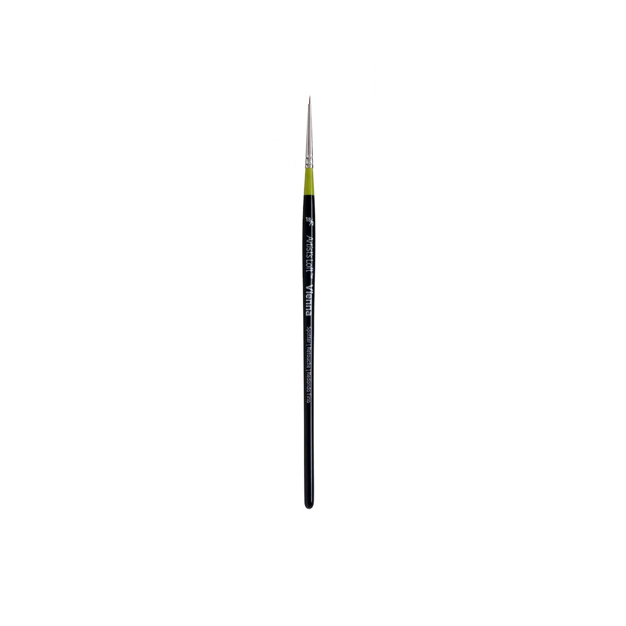 12 Pack: Vienna Golden Taklon Short Handle Spotter Brush by Artist's Loft™
